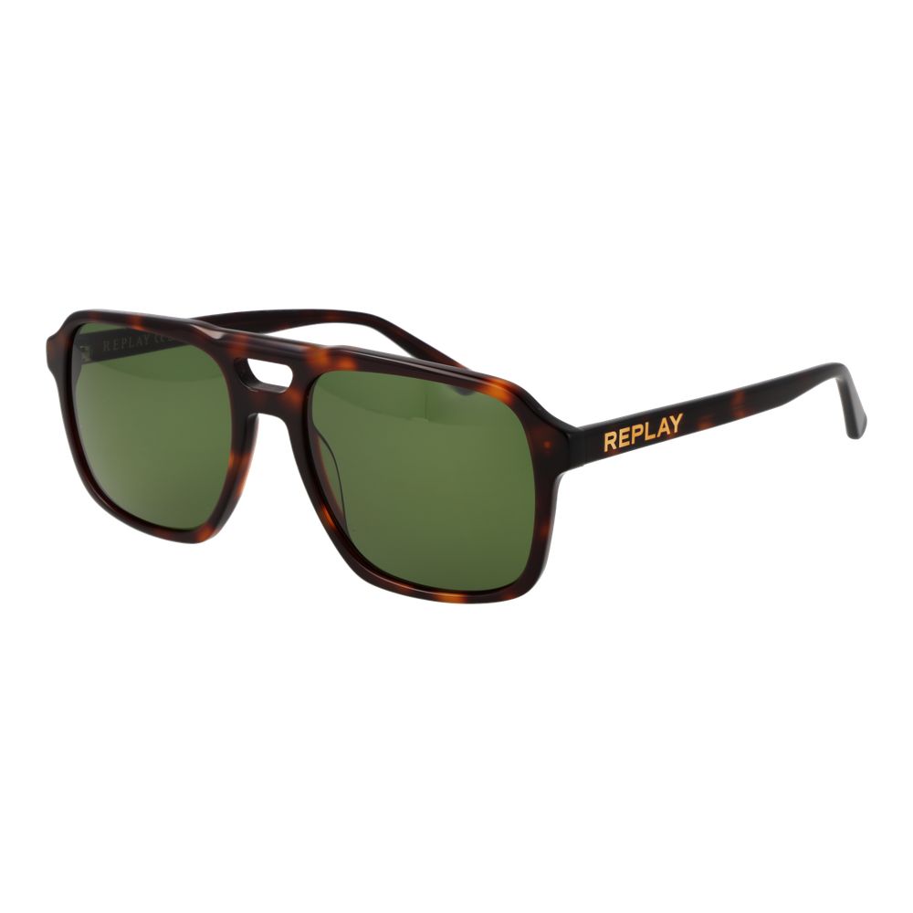 Replay Brown Plastic Sunglasses