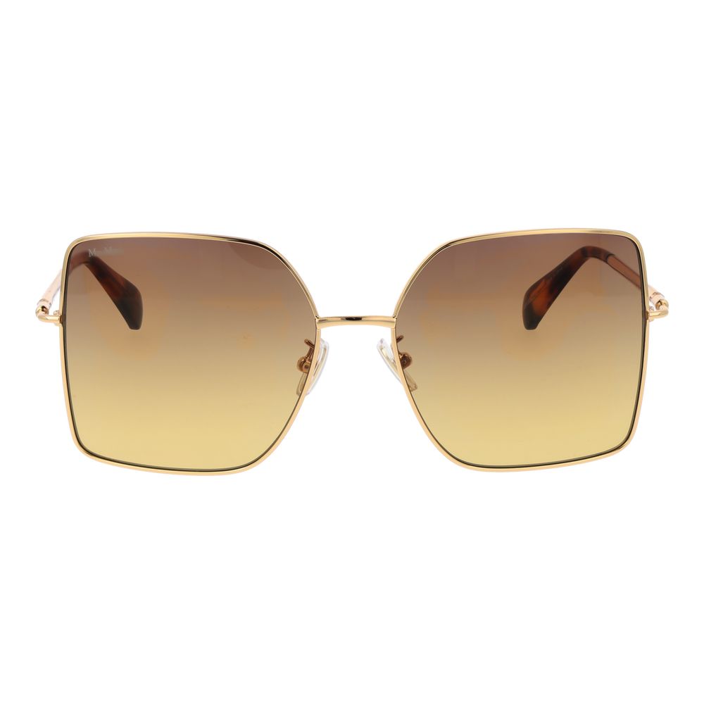 Max Mara Gold Metal Sunglasses