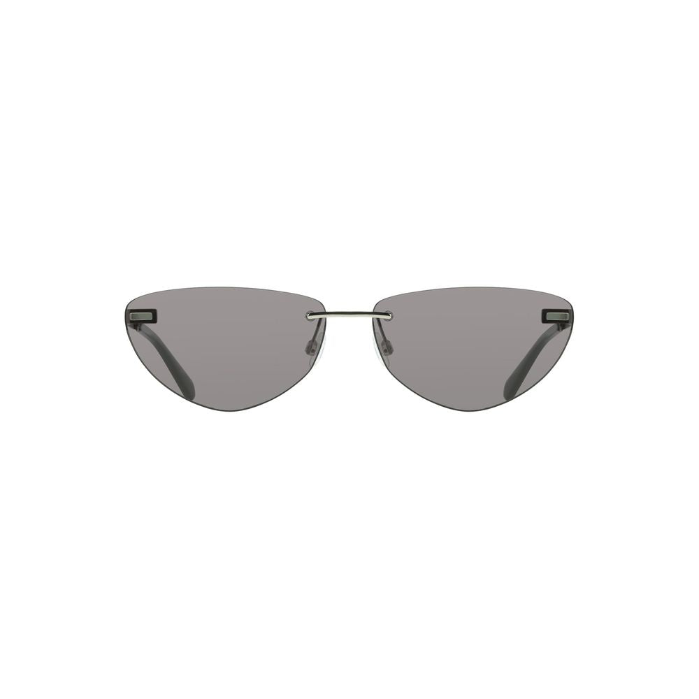 Calvin Klein Black Metal Women Sunglass