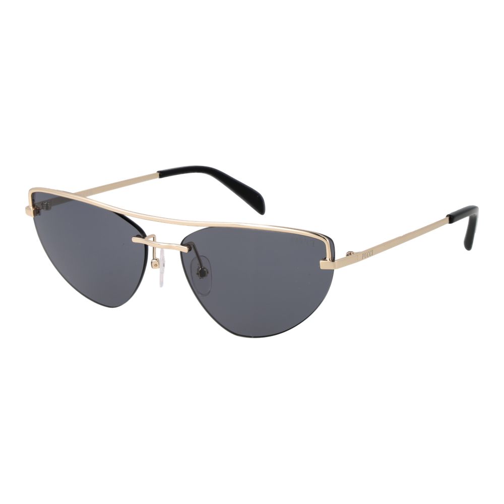 Emilio Pucci Gold Metal Sunglasses
