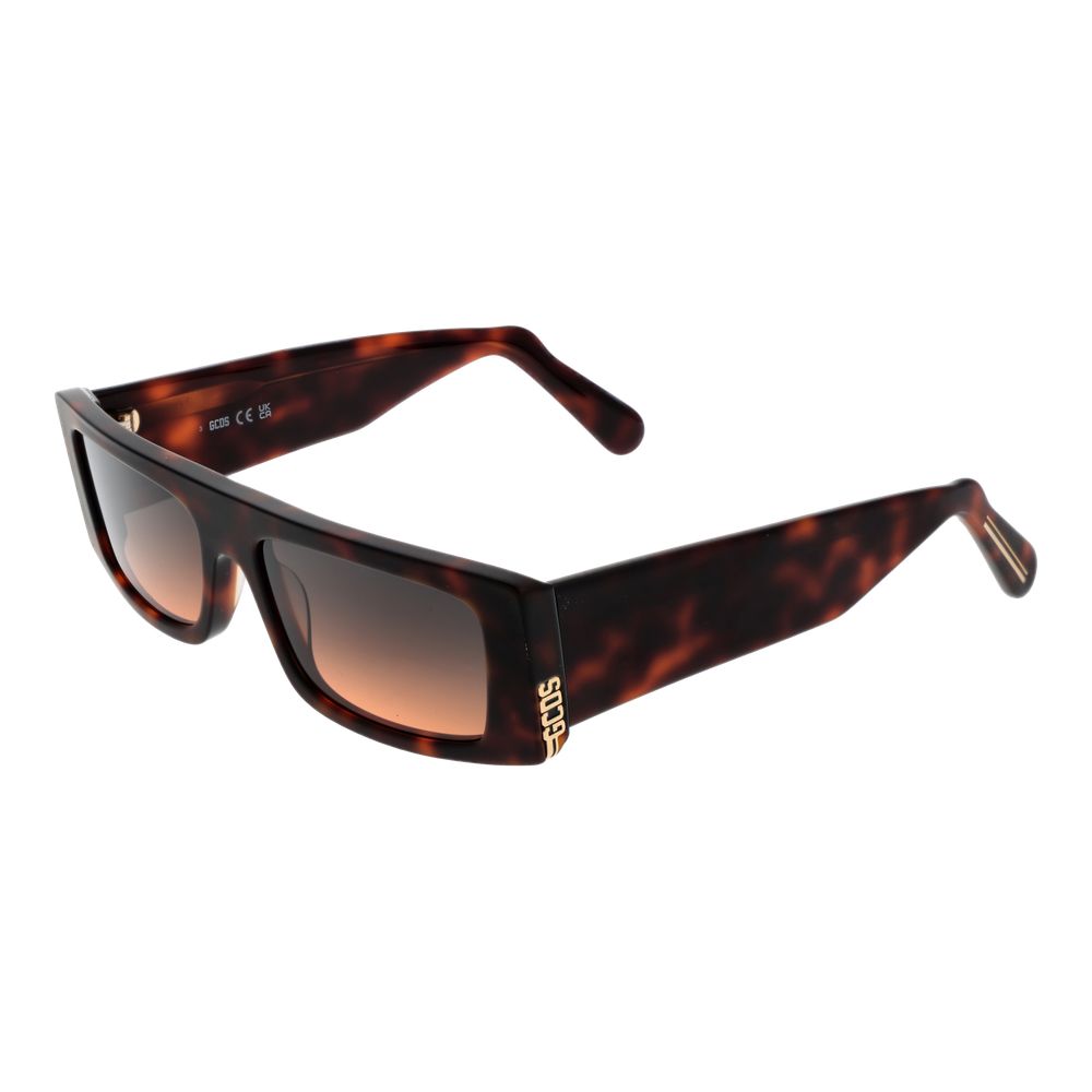 GCDS Brown Acetate Sunglasses