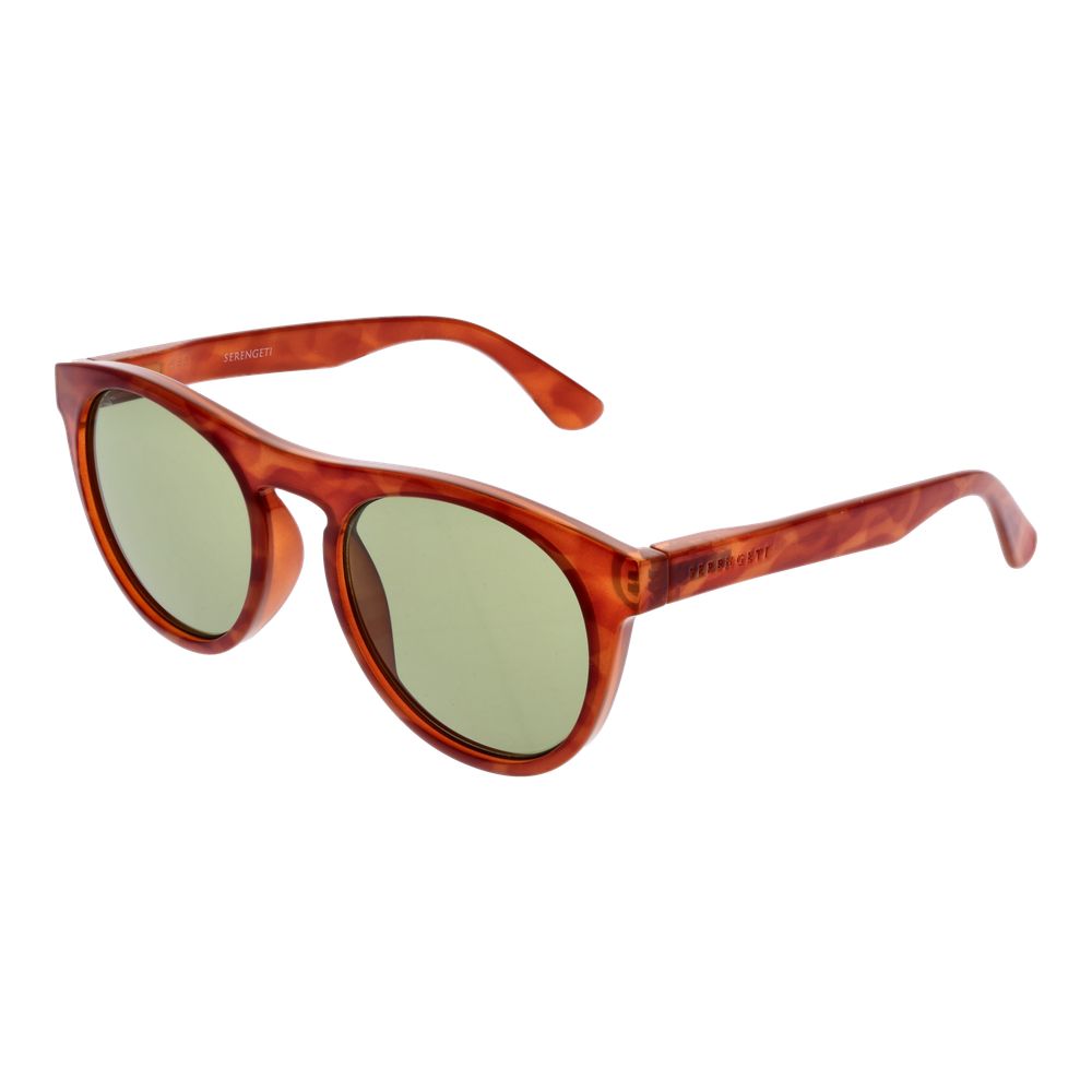 Serengeti Orange Plastic Sunglasses