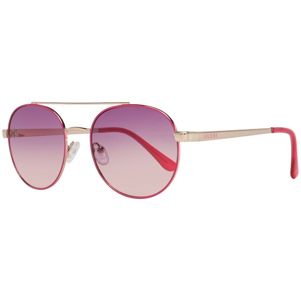 Guess Rose Gold Metal Sunglasses