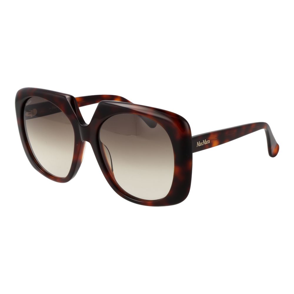 Max Mara Brown Acetate Sunglasses